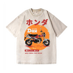 Honda CT125 Vintage Wash Japanese Design T-Shirt