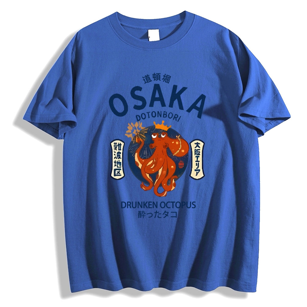 Osaka Drunken Octopus Japanese Style Classic Tee