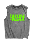 Drum & Bass Vintage Distressed Washed Tank Top