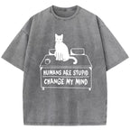 Humans Are Stupid Washed T-Shirt