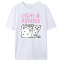 Itchy & Anxious White Cat Classic T-Shirt