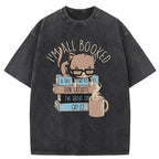I'm All Booked Washed T-Shirt
