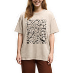 Spooky Ghost Raccoon Washed T-Shirt