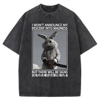 Rabbit Goes Into Madness Washed T-Shirt