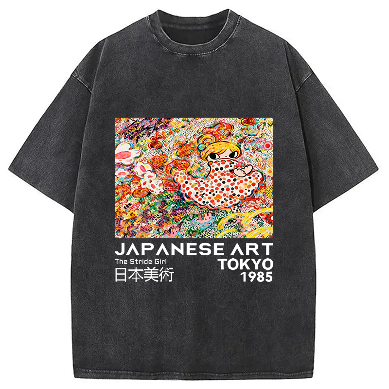 Time In The Flower Field Washed T-Shirt