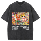 Time In The Flower Field Washed T-Shirt