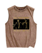 Say ‘What’ Again Vintage Distressed Washed Tank Top