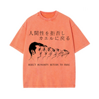 Reject Humanity Return To Frog Vintage Wash Japanese Design T-Shirt