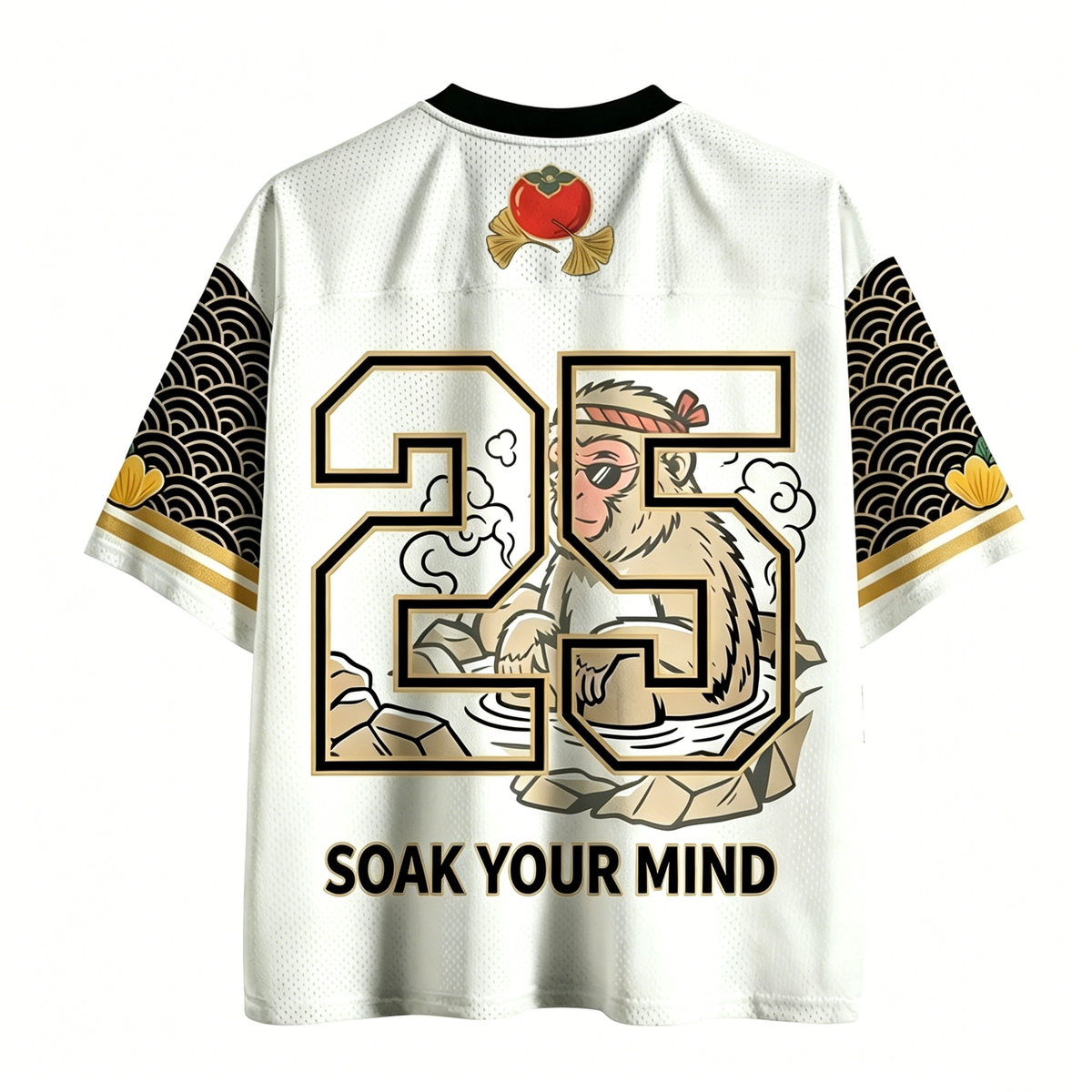 Sake Snow Macaque Jersey Shirts