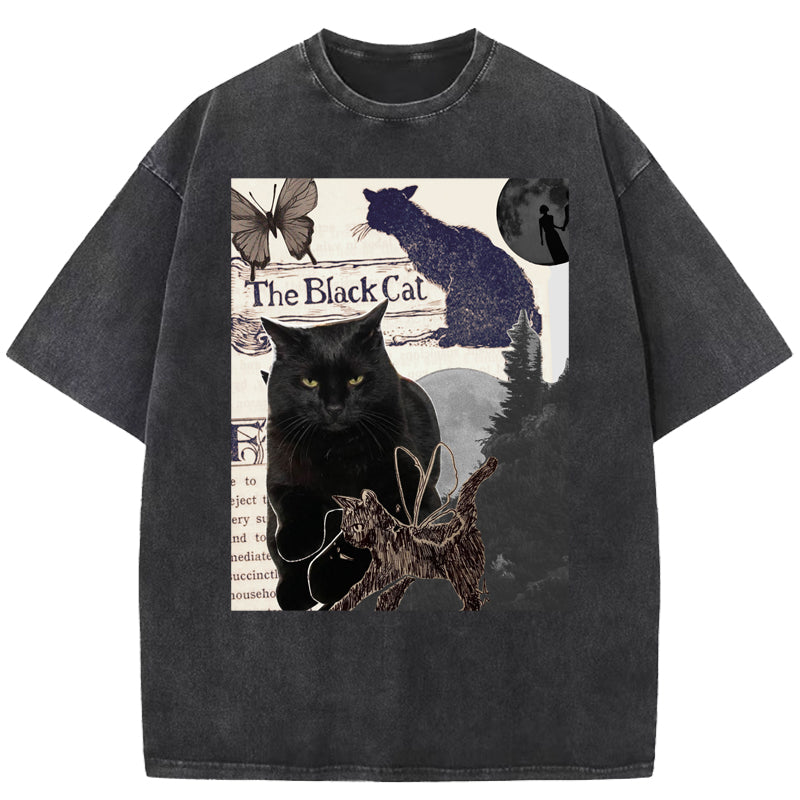 The Black Cats Vintage Washed T-Shirt