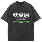 Akihabara Station Washed T-Shirt