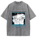 Cyberpunk Dark Fantasy Washed T-Shirt