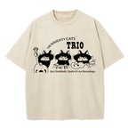 The Naughty Cats Washed T-Shirt