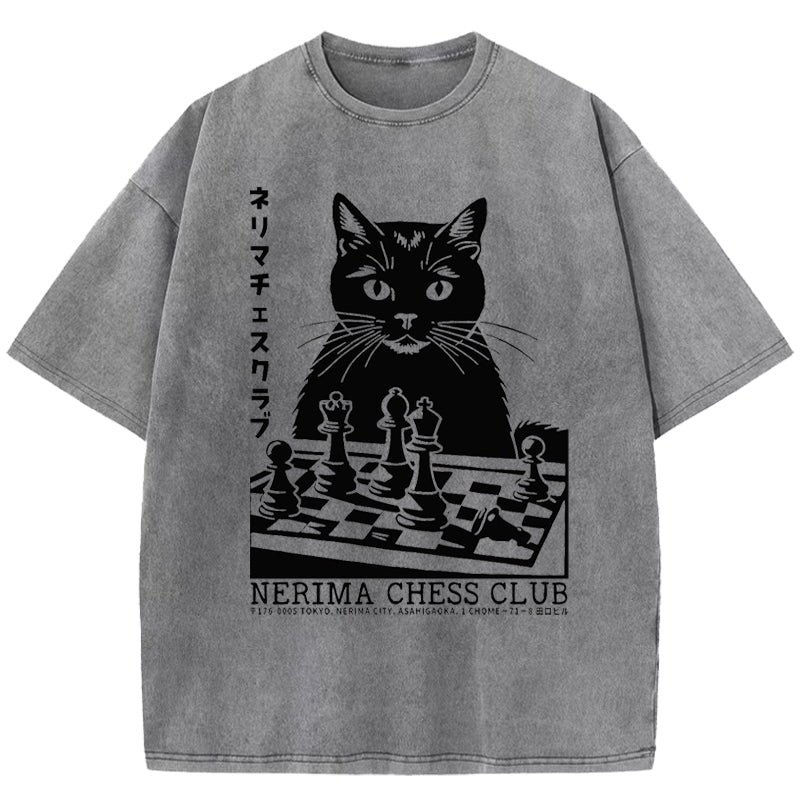 NERIMA CHESS CLUB Washed T-Shirt