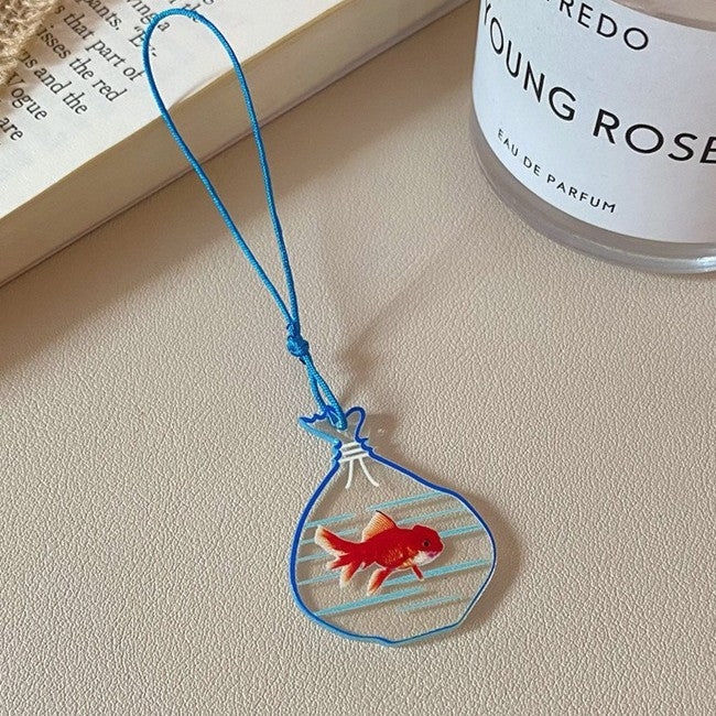 Koi fish pendant