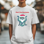 Christmas Octopus Japanese Style Classic Tee