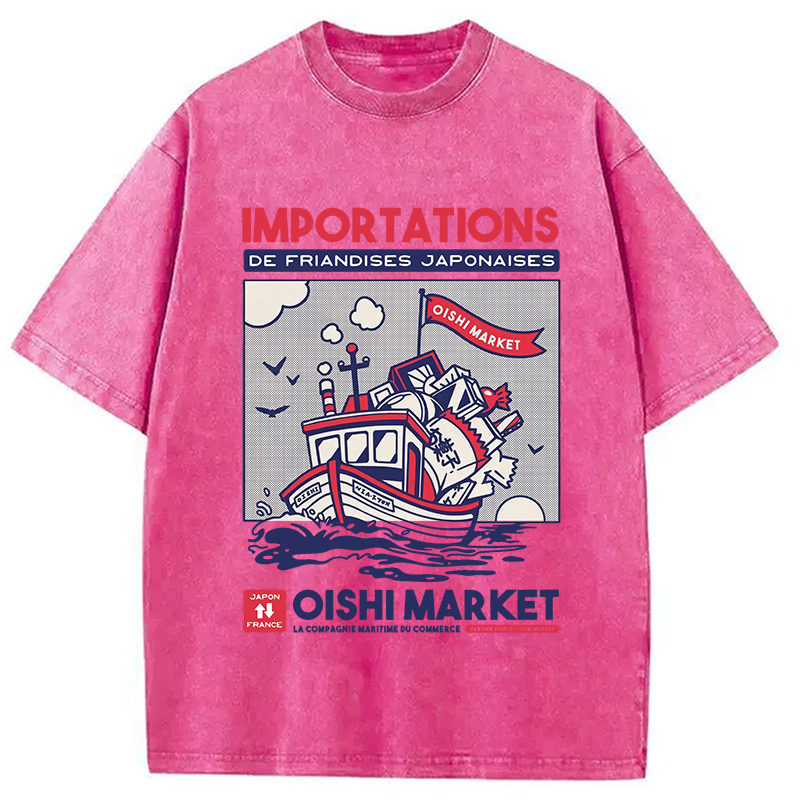 Importations De Friandises Japanese Washed T-Shirt