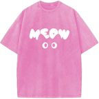 Unisex Just Meow Vintage Washed T-Shirt