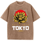 Vintage Tokyo Japan Kanji Souvenir Washed T-Shirt