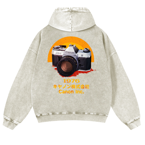 Canon Vintage Washed Cotton Back Art Hoodie