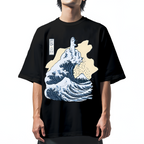 Kanagawa F**k Cotton casual T-shirt