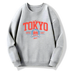 Tokyo Retro Art Cotton Pullover Sweatshirt
