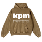 KPM Music Recorded Library Vintage Washed Thick Cotton Hoodie