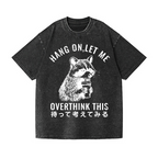 Racoon Vintage Wash Japanese Design T-Shirt