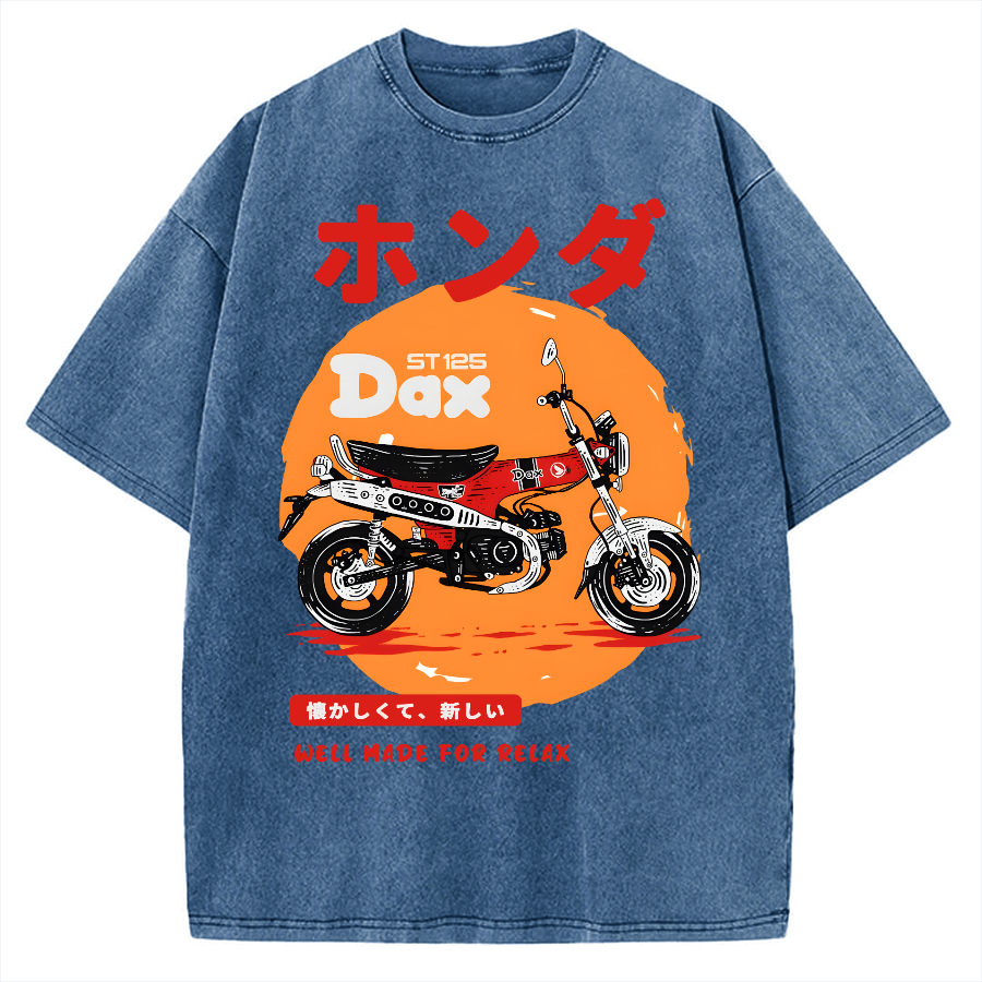 Dax-Japanese Design Vintage Washed T-shirt