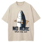 Fish With A Gun Washed T-Shirt