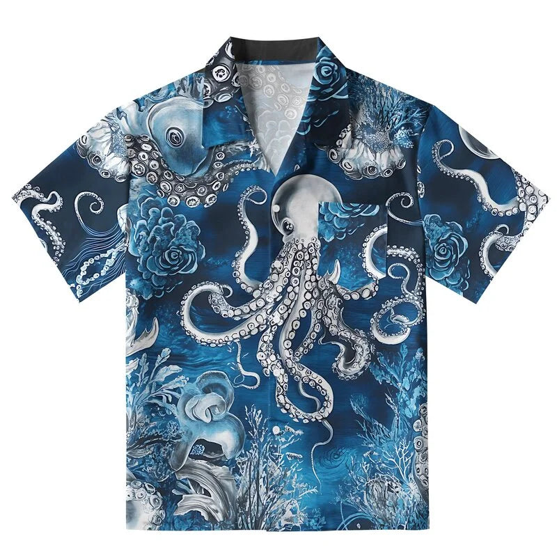 Deep Sea Octopus Aloha Hawaiian Shirt