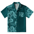 Tropical Ripple Flowers Aloha Hawaiian Shirt