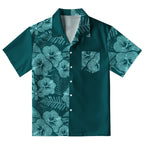 Tropical Ripple Flowers Aloha Hawaiian Shirt