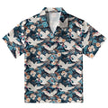Cranes And Chrysanthemums Aloha Hawaiian Shirt