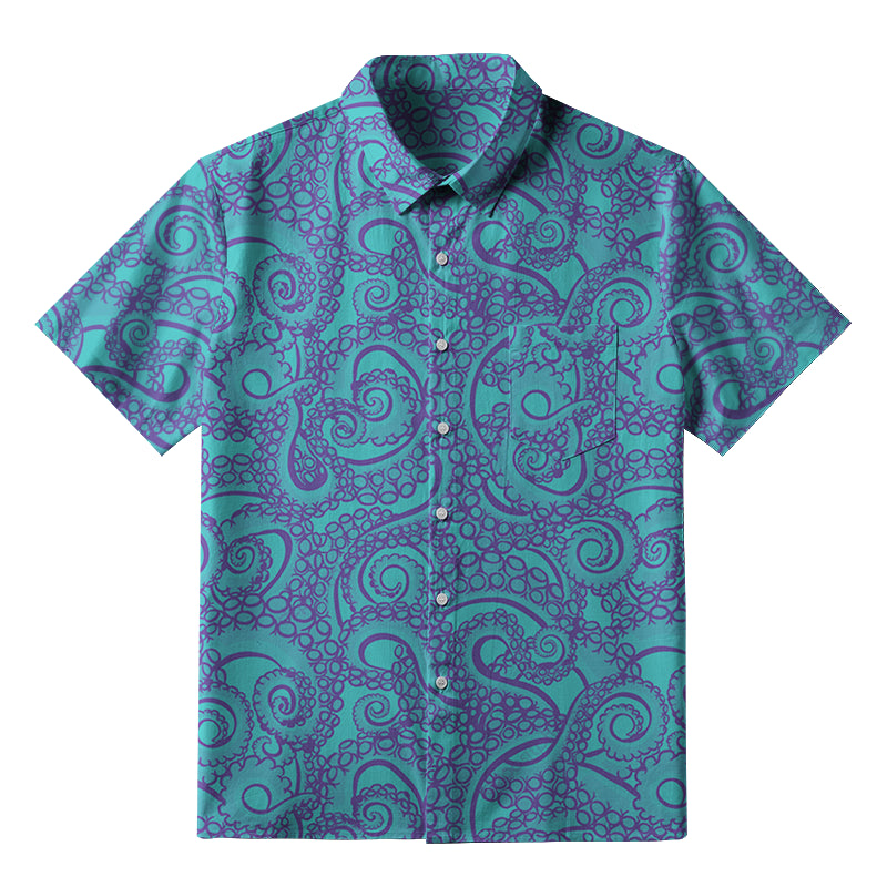 Octopus Tentacles Button-up Shirt