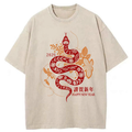 Welcome The Year Of The Snake Washed T-Shirt