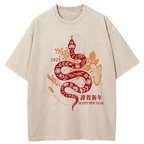 Welcome The Year Of The Snake Washed T-Shirt