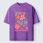 Flower Power Says You Got This Washed T-Shirt