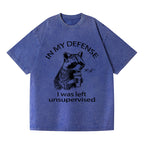 Left Unsupervised Raccoon Washed T-Shirt