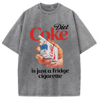 Just A Fridge Cigarette Coke Washed T-Shirt