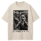 Office Worker The Scream Washed T-Shirt