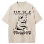 A Penny For Your Thoughts Washed T-Shirt