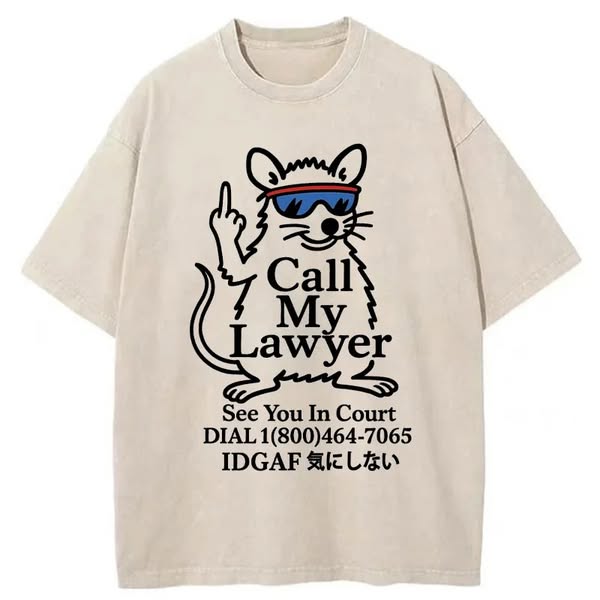 Arrogant Mouse Washed T-Shirt