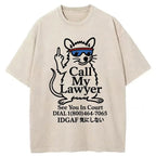 Arrogant Mouse Washed T-Shirt