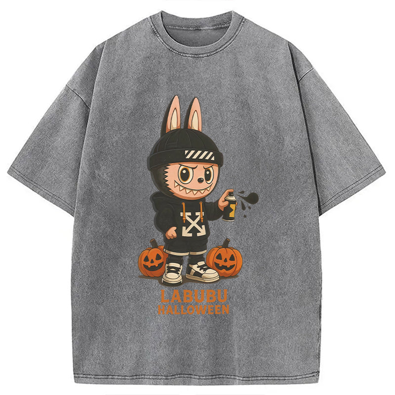 Labubu Halloween Washed T-Shirt
