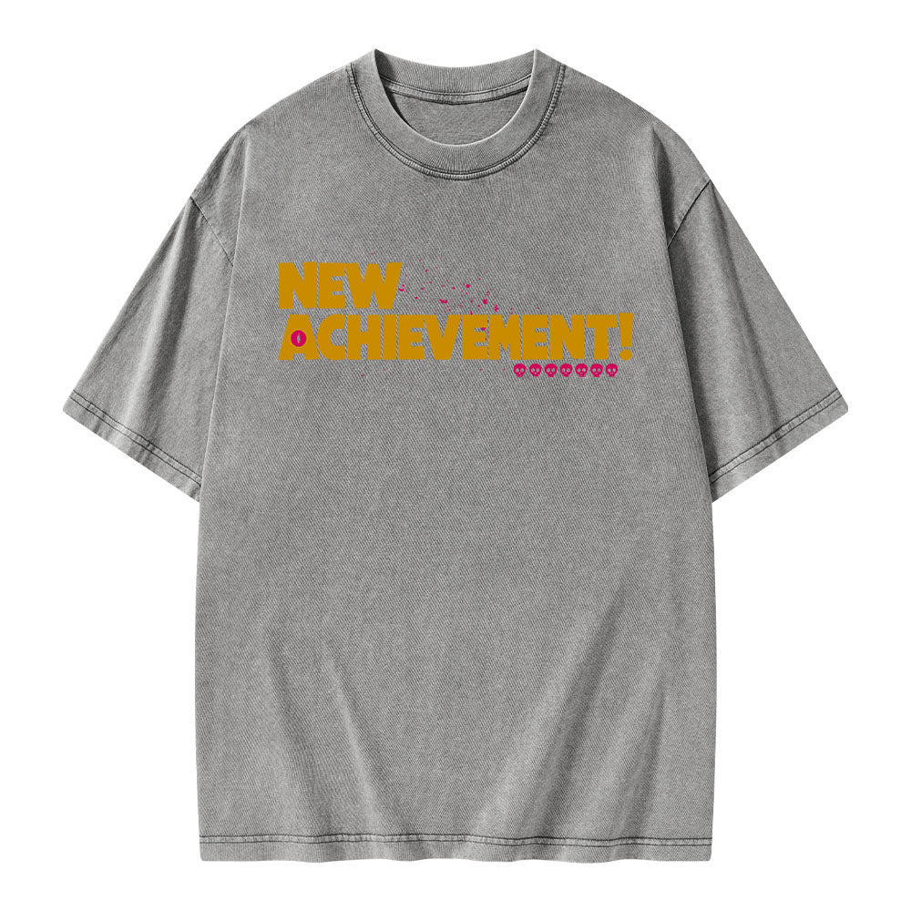 New Achievement Unisex Washed T-shirt