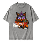 Goddammit Donut Unisex Washed T-shirt