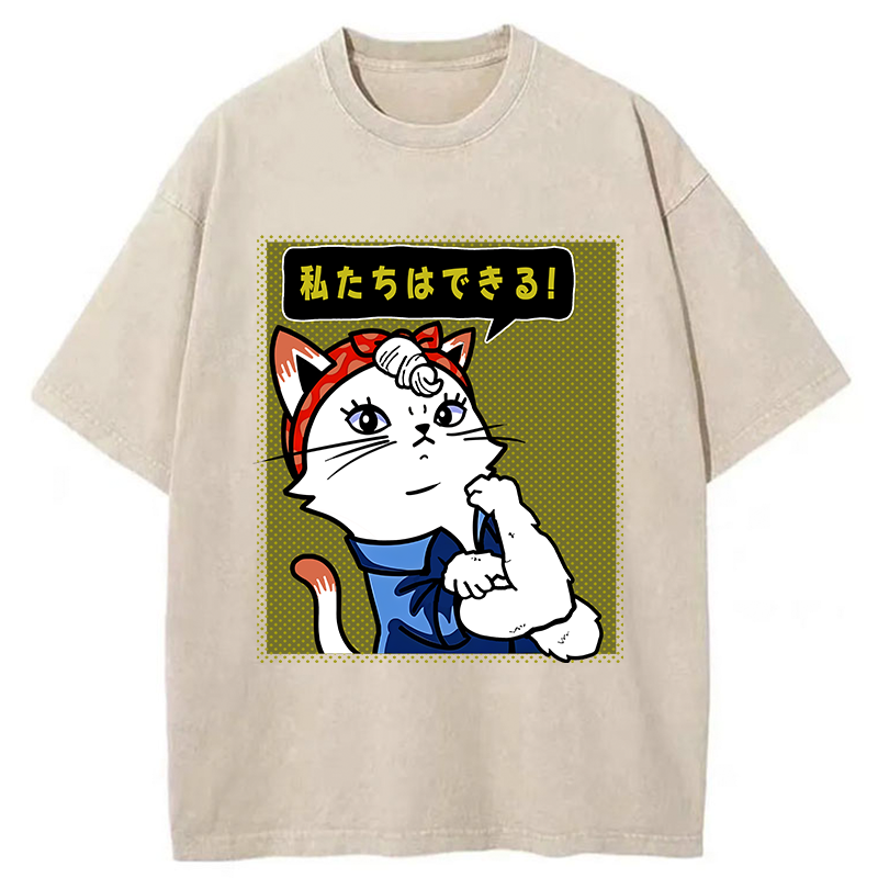 We Can Do It Washed T-Shirt