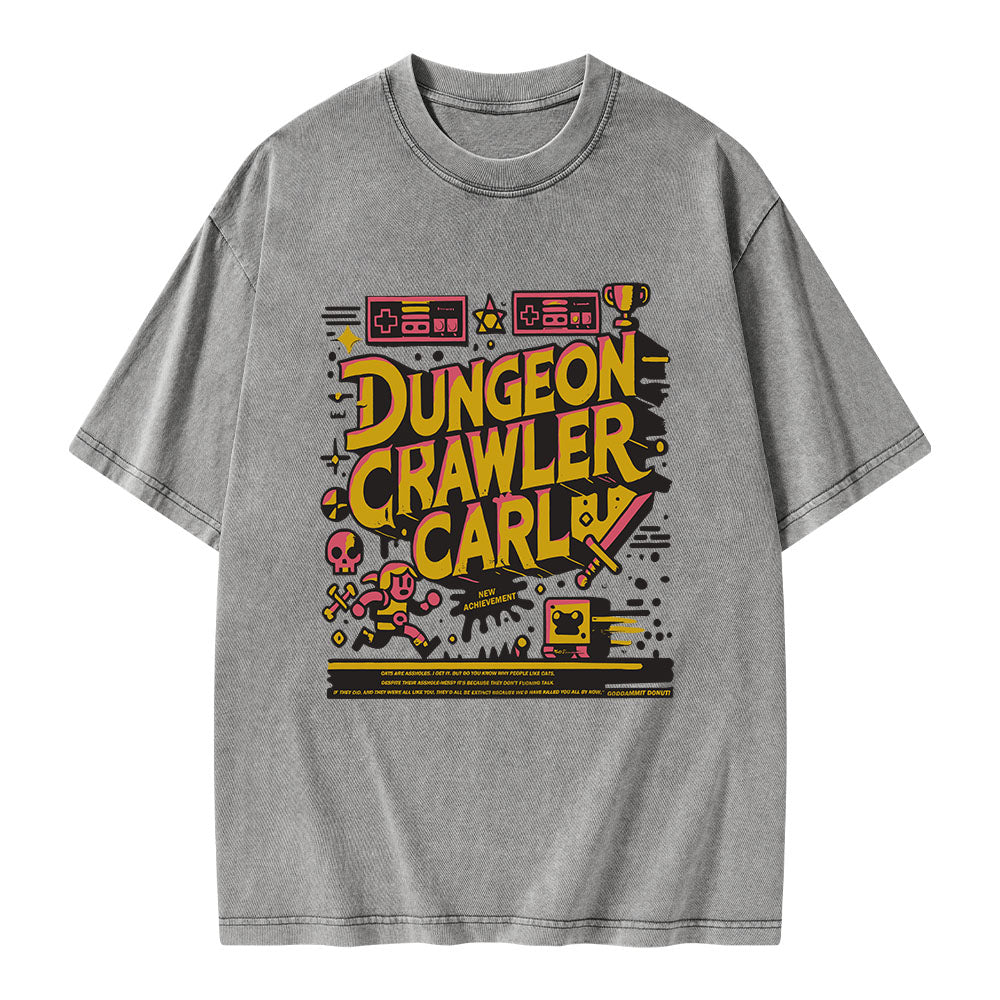 Book New Achievement Unisex Washed T-shirt