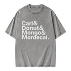 Donut Mongo Mordecai Unisex Washed T-shirt